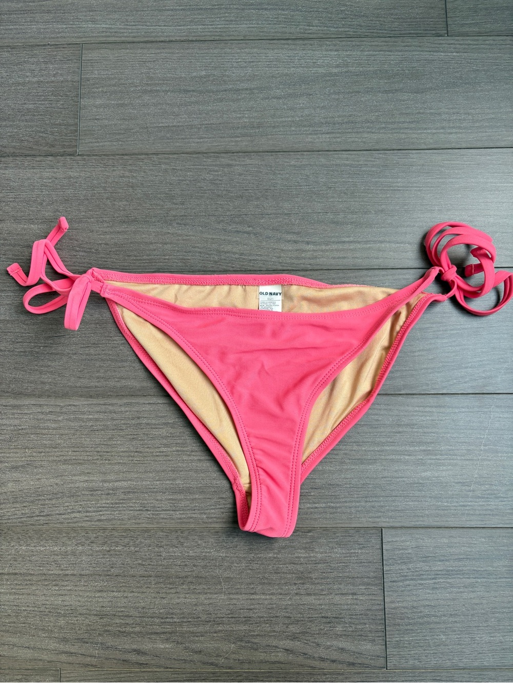 Old Navy Coral Side-Tie Bikini Bottom (size XS)